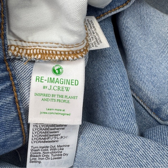 J.Crew 10” High-Rise Skinny Jeans Distressed Raw Hem | Size 27 - Picture 7 of 15